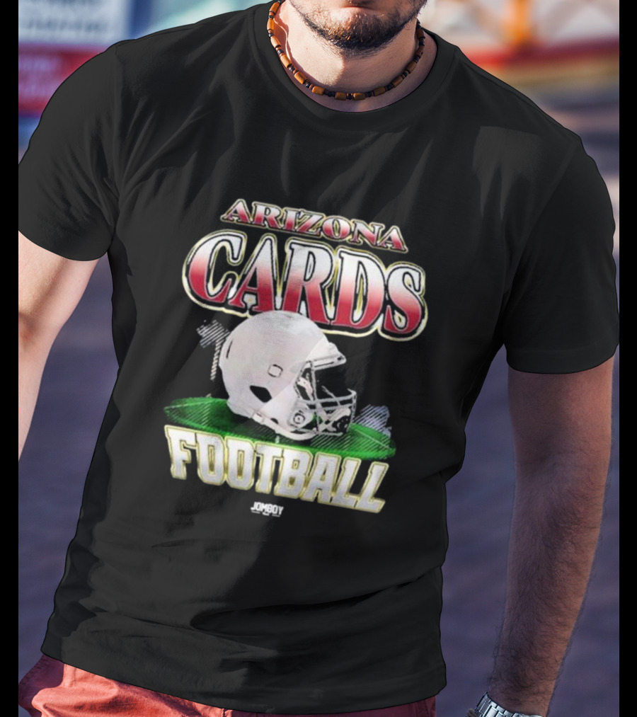 Arizona Cards Football Helmet Jomboy T-Shirt