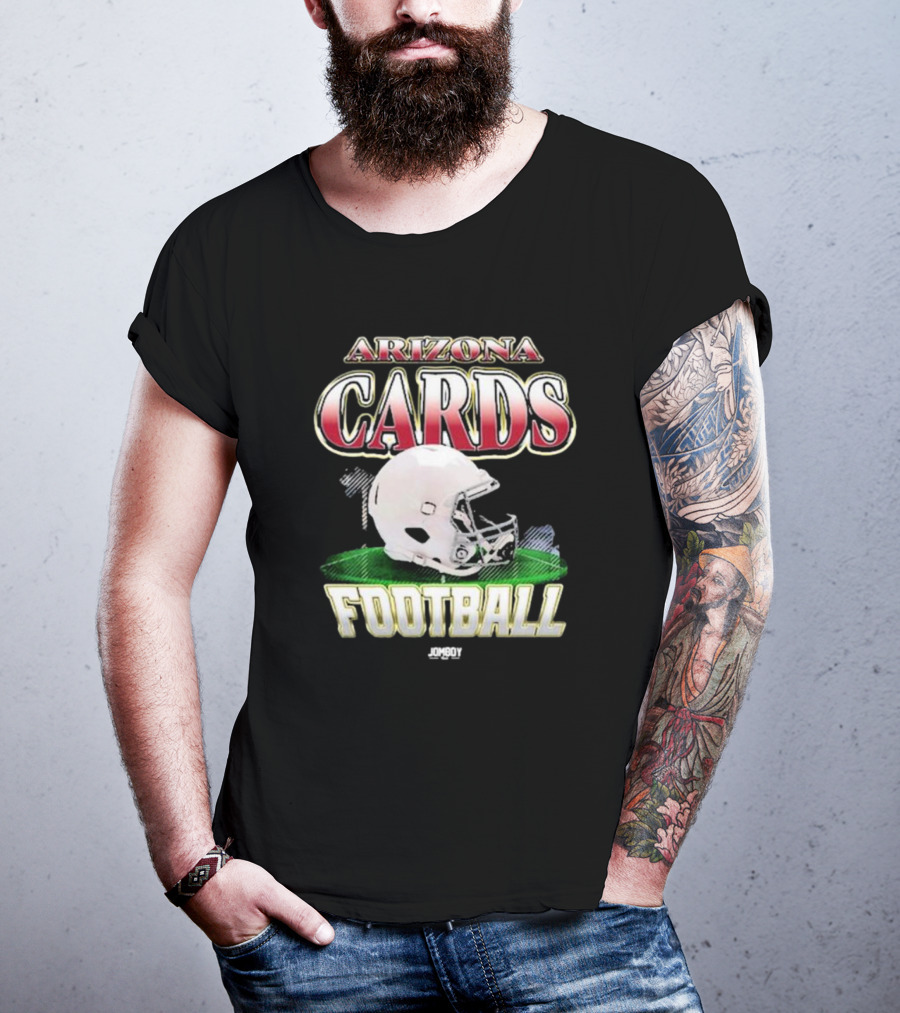 Arizona Cards Football Helmet Jomboy T-Shirt