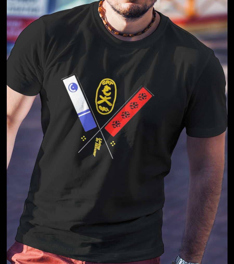 Catori Living In Honour CAT 91 Iconic Symbolic Flags With Paws T-Shirt
