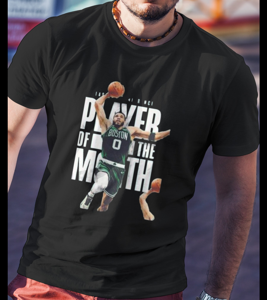 Congratulations Jayson Tatum Boston Player Of The Month Eastern Conference NBA T-Shirt