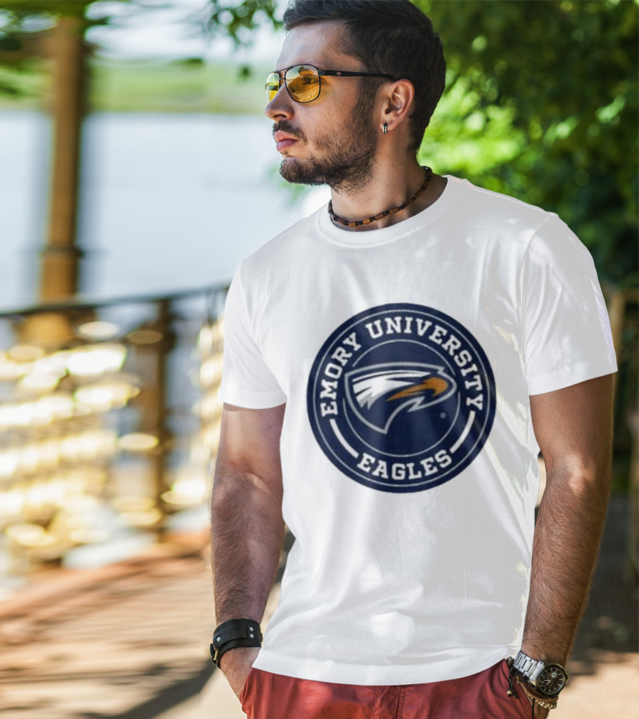 Emory University Eagles Circle Emblem T-Shirt