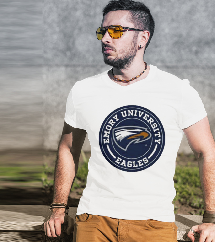Emory University Eagles Circle Emblem T-Shirt