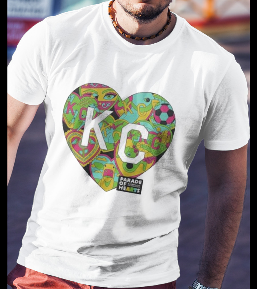 KC Heart Parade Of Hearts Multicolor T-Shirt