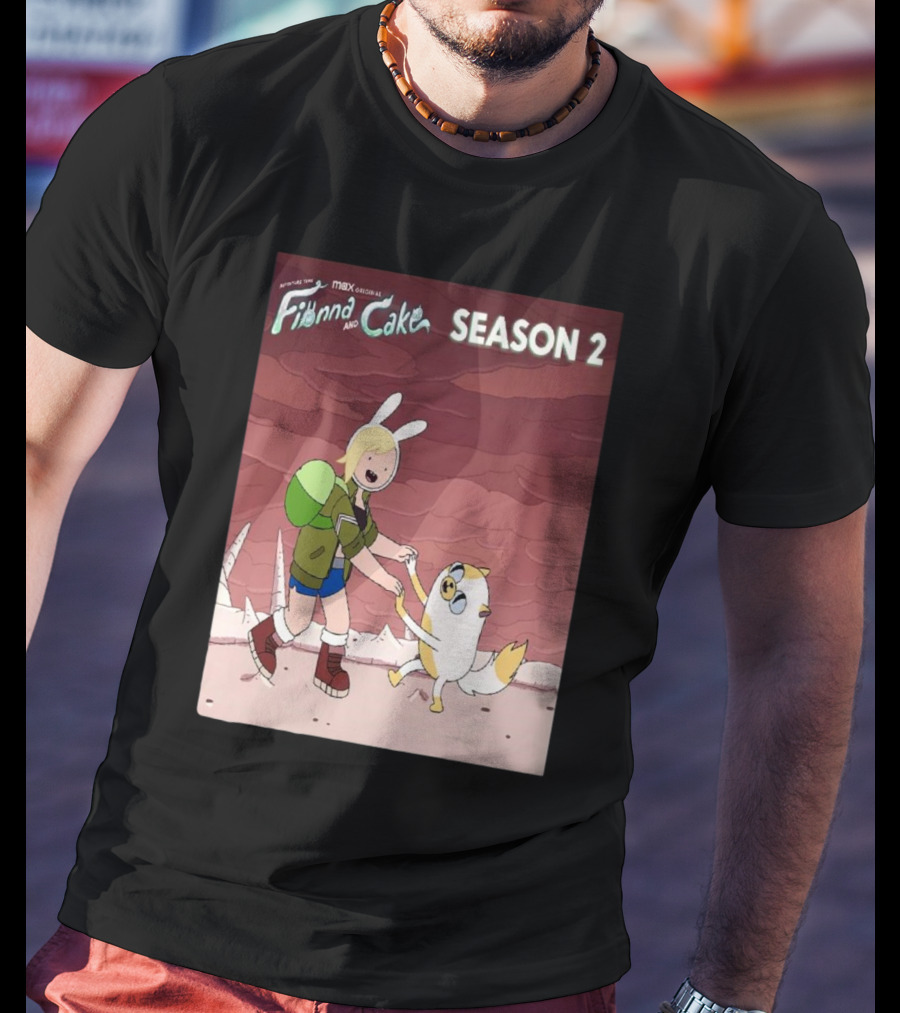 Max Original Adventure Time Fionna And Cake Season 2 T-Shirt