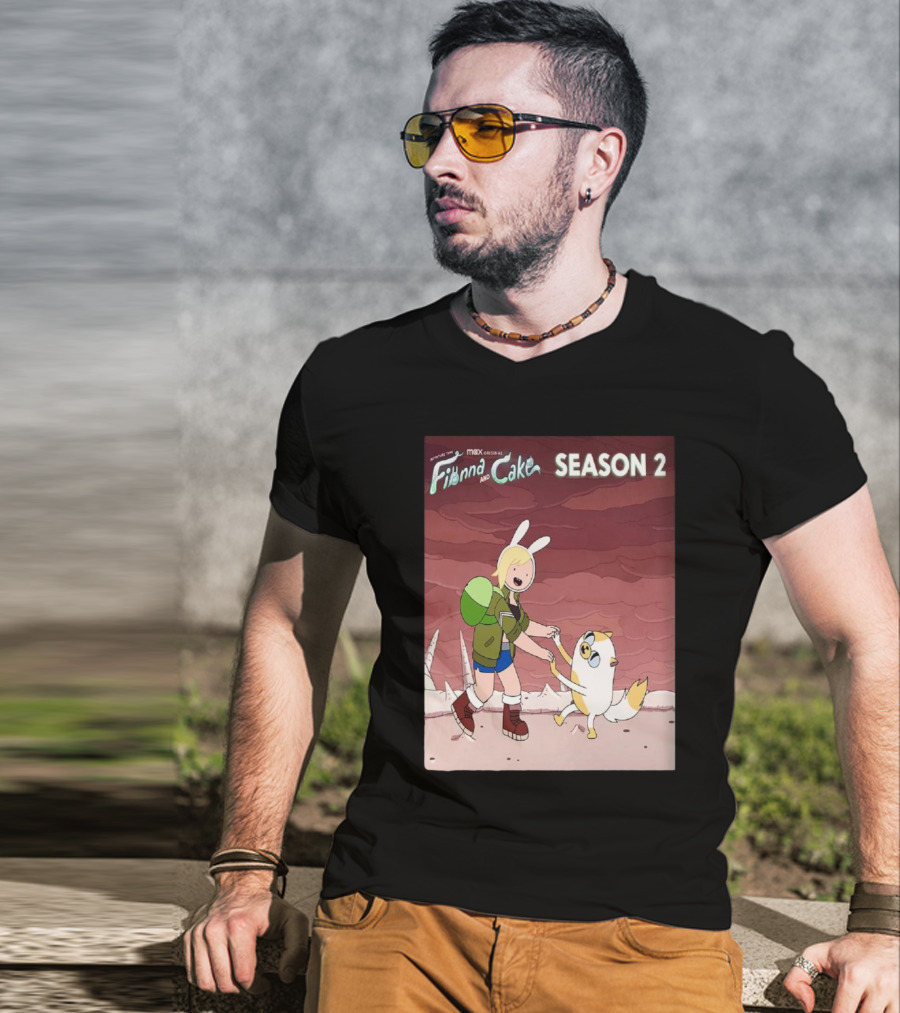 Max Original Adventure Time Fionna And Cake Season 2 T-Shirt