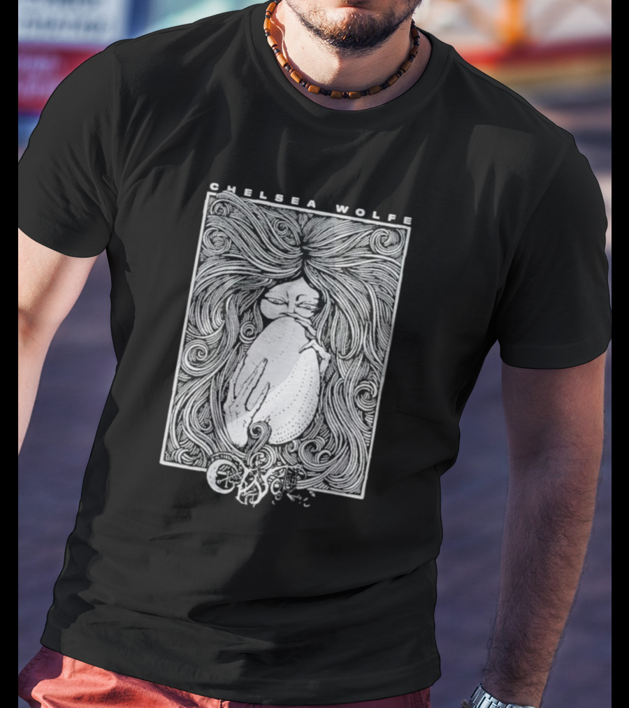 Chelsea Wolfe Karmazid Occult Psychedelic Art Nouveau T-Shirt
