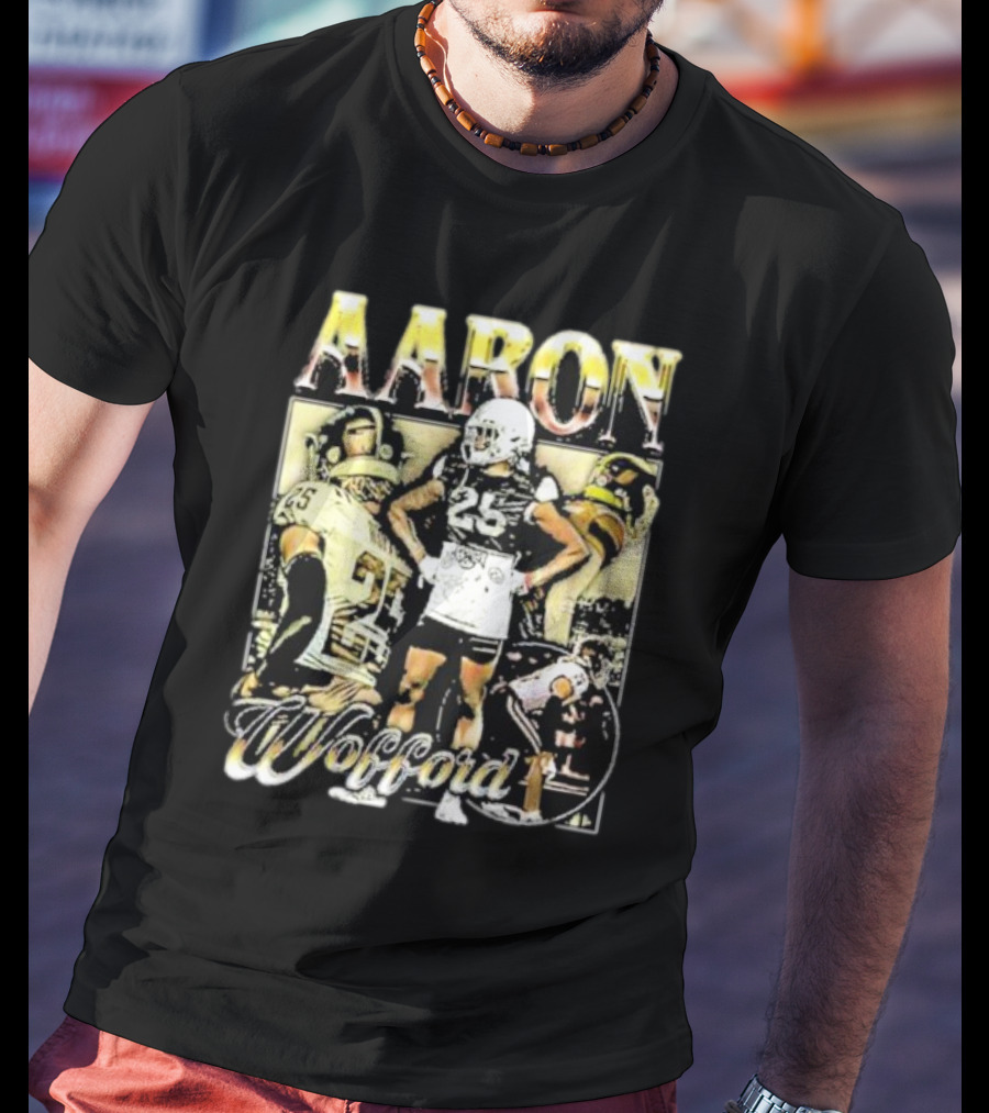 Aaron Wofford Vintage Lightweight Football Player Graphics T-Shirt