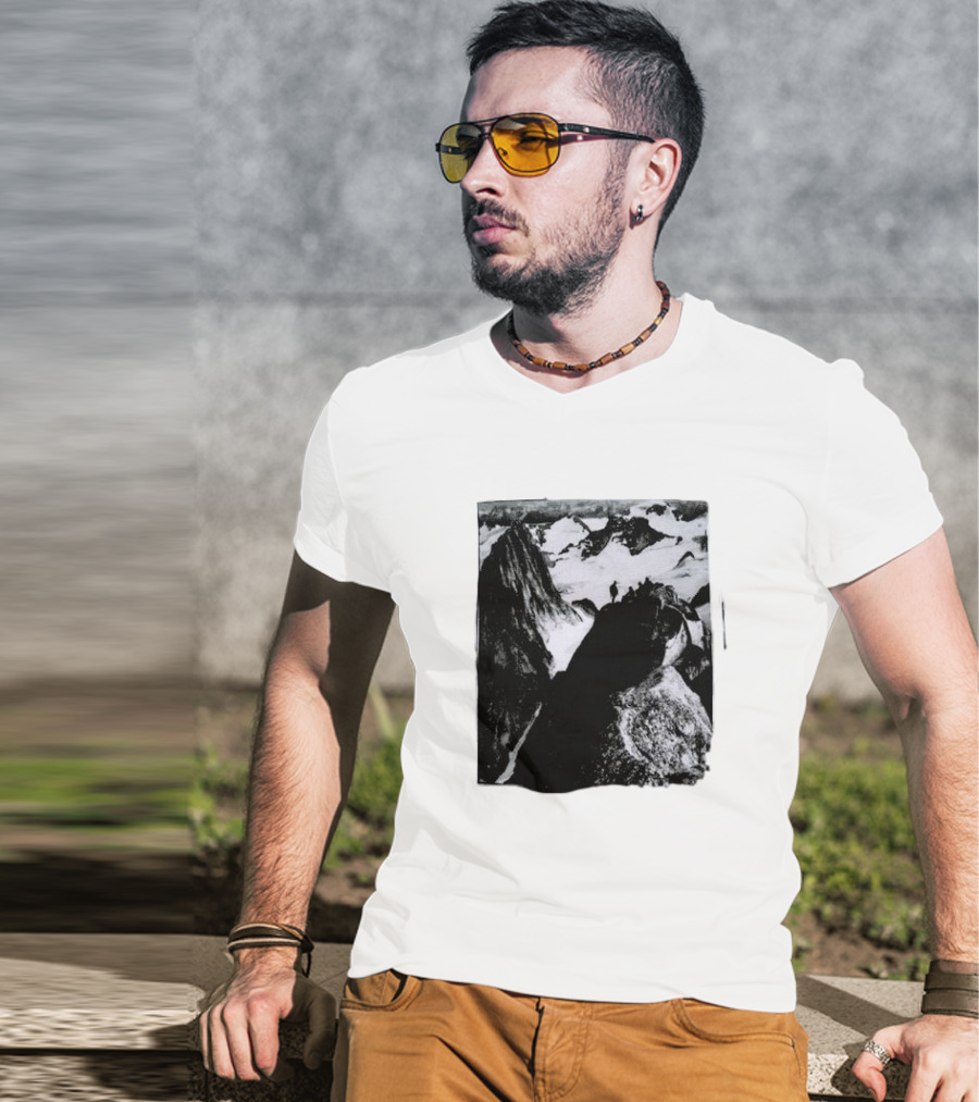 Pinnacle Mountain Monochrome Alpine Adventure T-Shirt