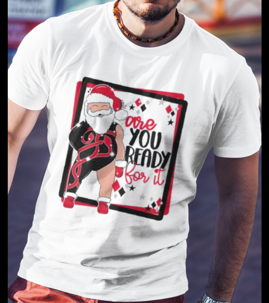 Reputation Taylor's Version Santa Are You Ready For It Santa Wrestler Patchwork Emo Goth T-Shirt