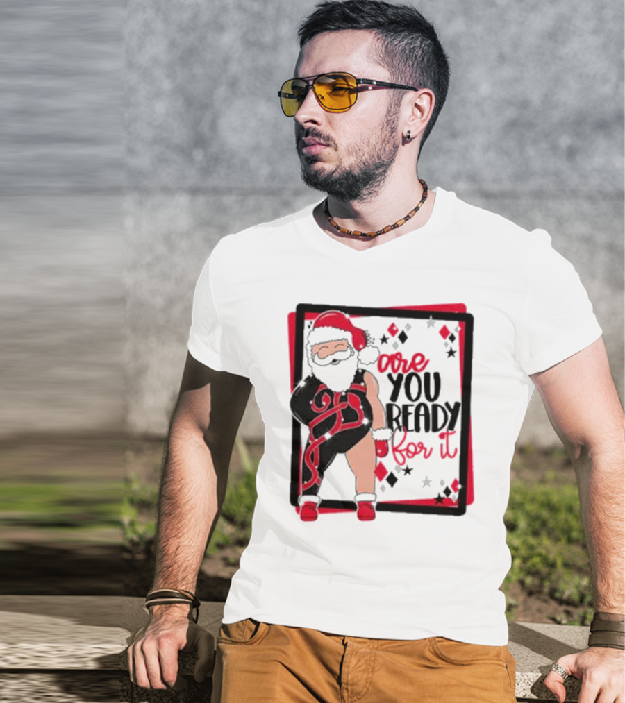 Reputation Taylor's Version Santa Are You Ready For It Santa Wrestler Patchwork Emo Goth T-Shirt