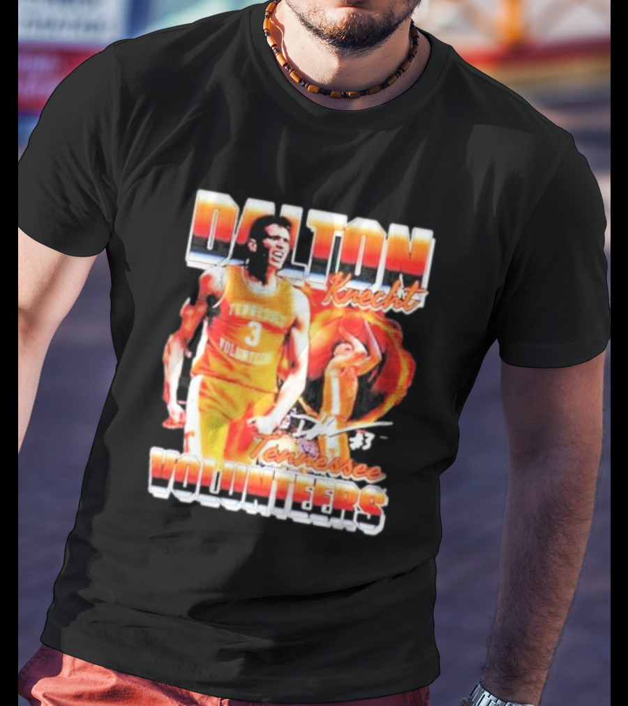 Tennessee Volunteers Dalton Knecht 3 Basketball Vintage T-Shirt