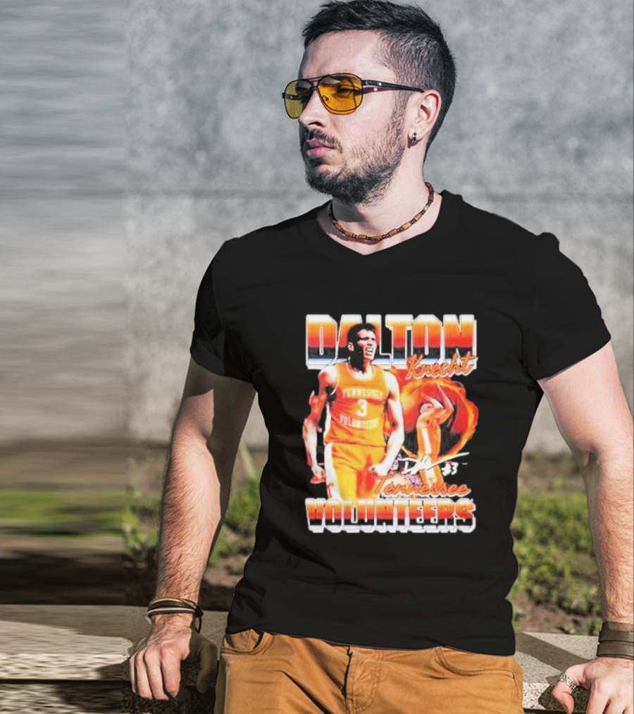 Tennessee Volunteers Dalton Knecht 3 Basketball Vintage T-Shirt