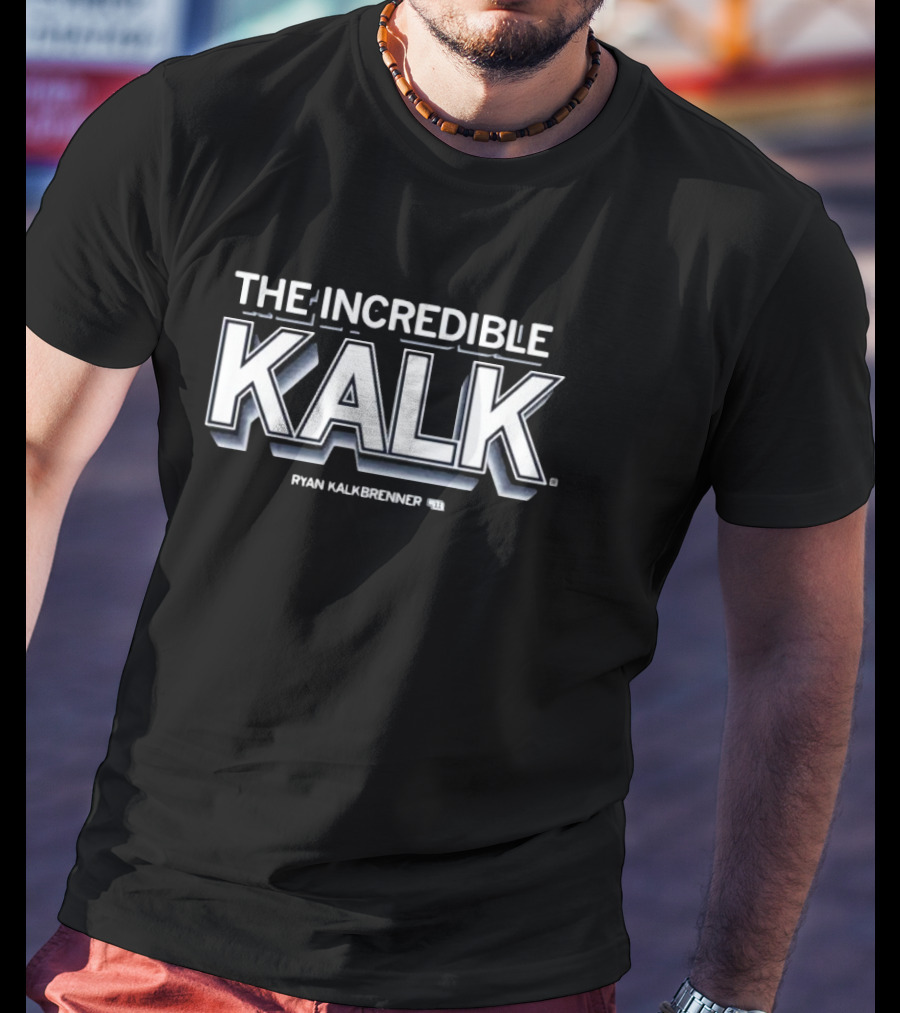 The Incredible Kalk Ryan Kalkbrenner Superhero T-Shirt