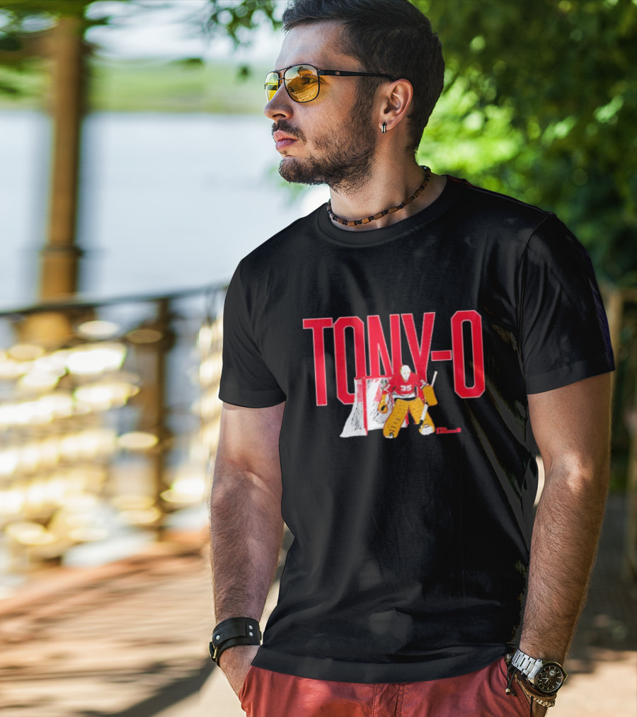 TONY-O Number 35 Hockey Goalie T-Shirt