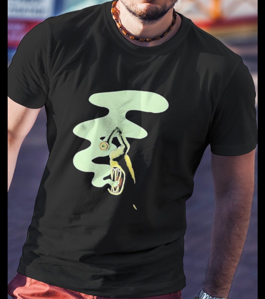 Whale Healer Surreal Creature With Abstract Eye And Vapor Trail T-Shirt