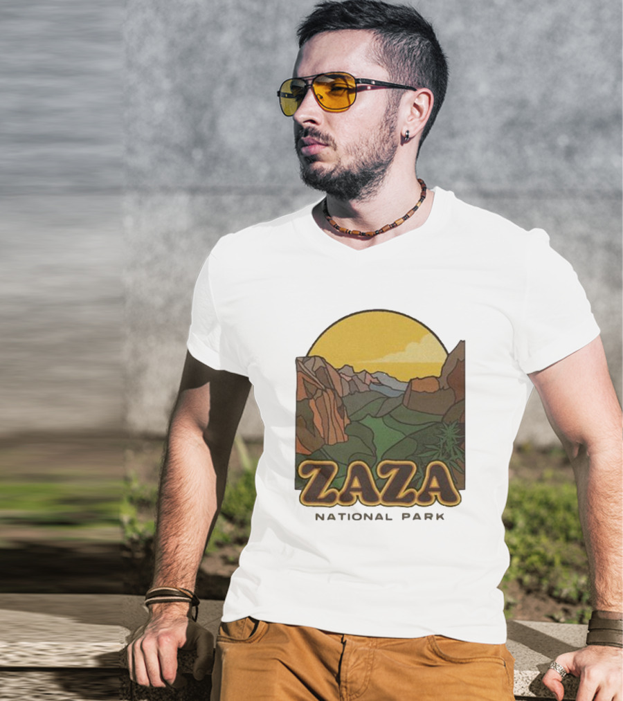 Fourtwenty Zaza National Park Scenic Wilderness Vista T-Shirt