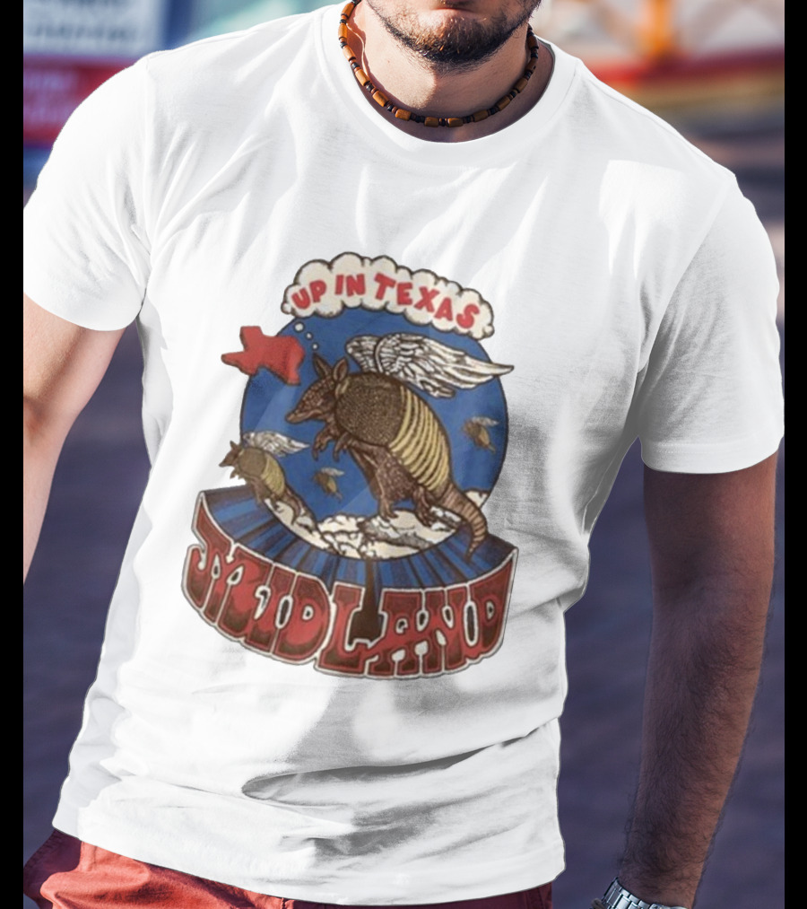 Midland Winged Armadillo Up In Texas T-Shirt