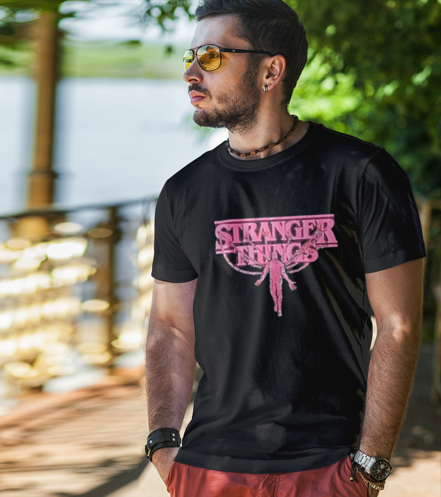 Stranger Things Vecna Pink Tentacles T-Shirt