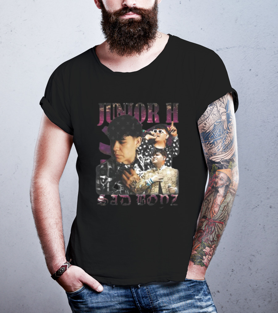 Junior H Sad Boyz Album Cover T-Shirt