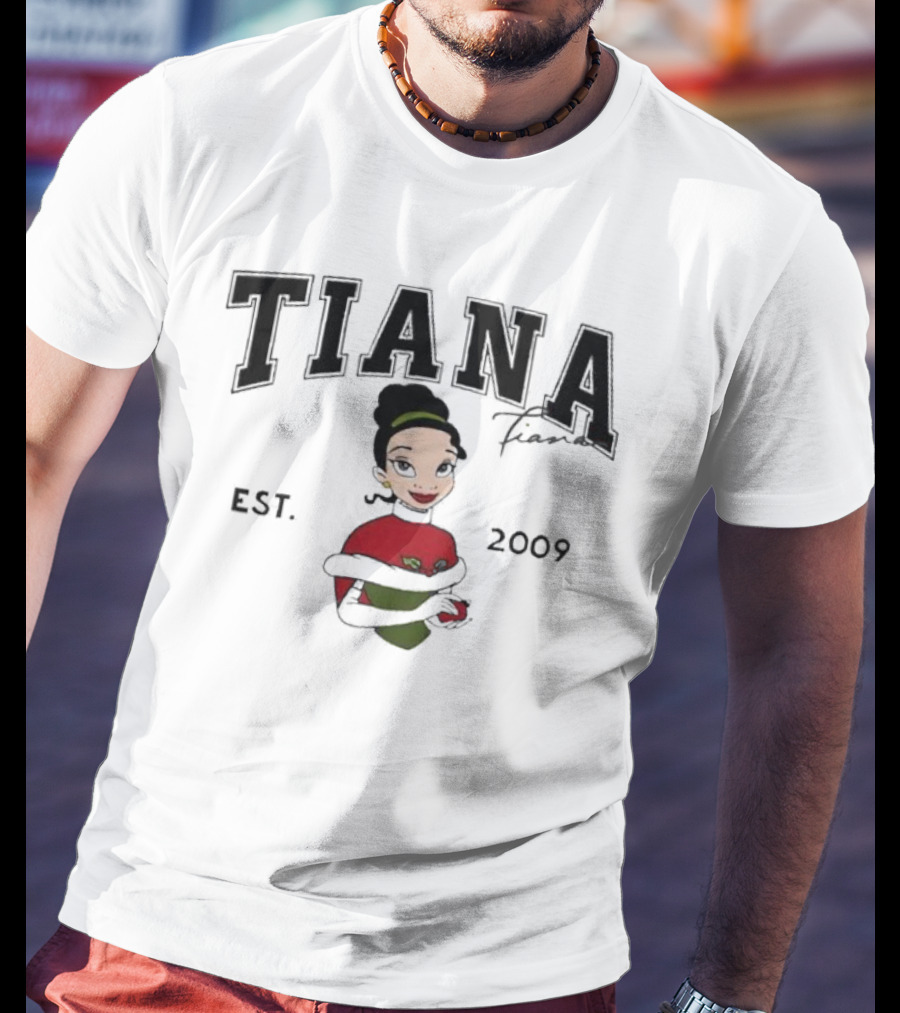 TIANA Fiana Est. 2009 Cartoon Character T-Shirt