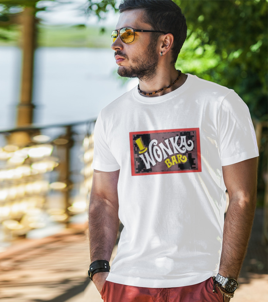 Wonka Bar Chocolate Logo Iconic T-Shirt