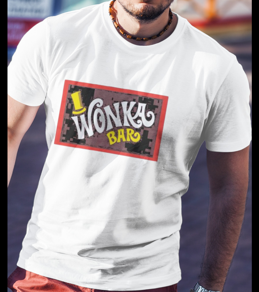 Wonka Bar Chocolate Logo Iconic T-Shirt