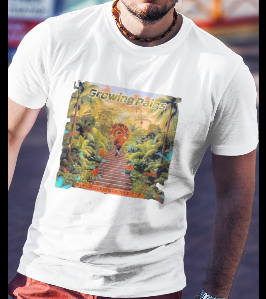 Growing Pains Joshua Baraka Tropical Staircase Scene T-Shirt