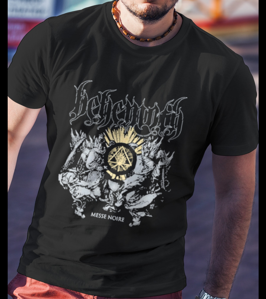 Behemoth Messe Noire Occult Symbolism Dark Ritual T-Shirt