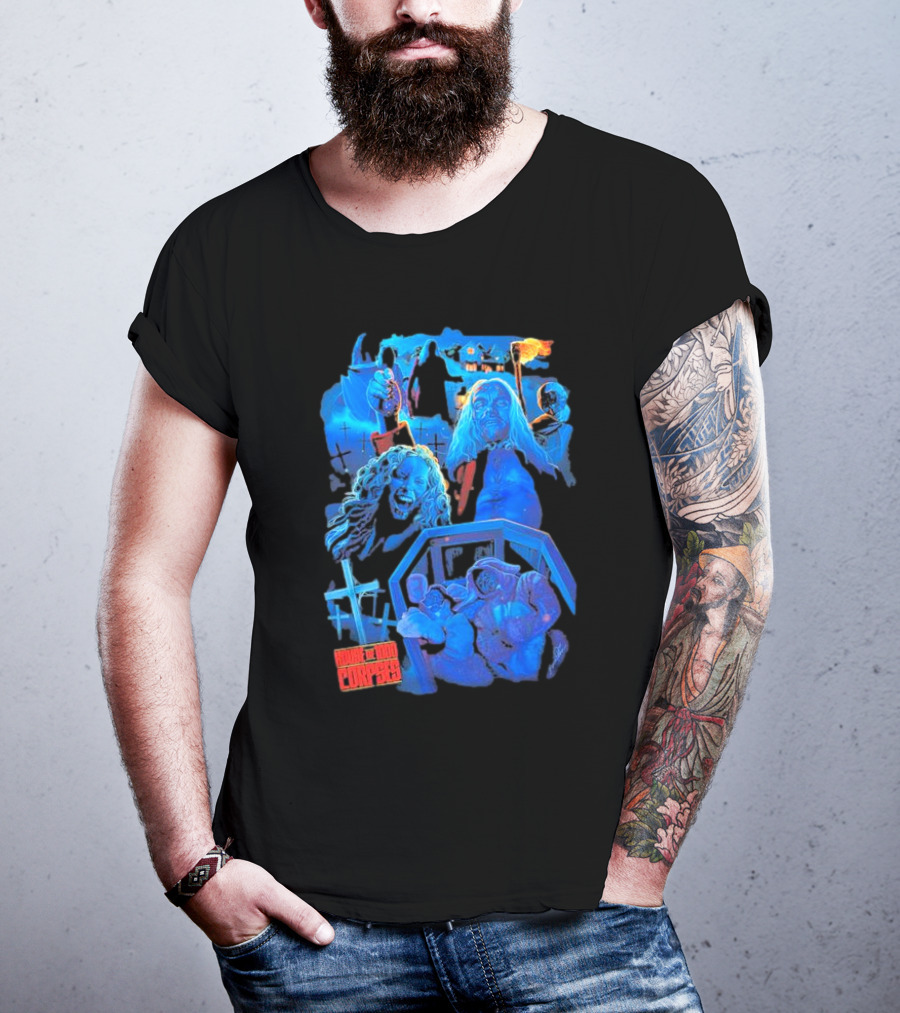 House Of 1000 Corpses Horror Villains And Terrifying Scenes Montage T-Shirt