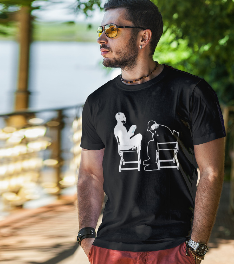 Mansionz Chairs White Outline T-Shirt