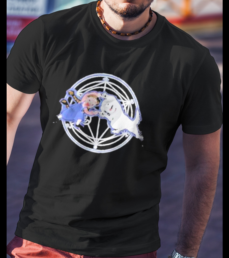 Nina And Dog Fusion Circle Symbol Anime T-Shirt