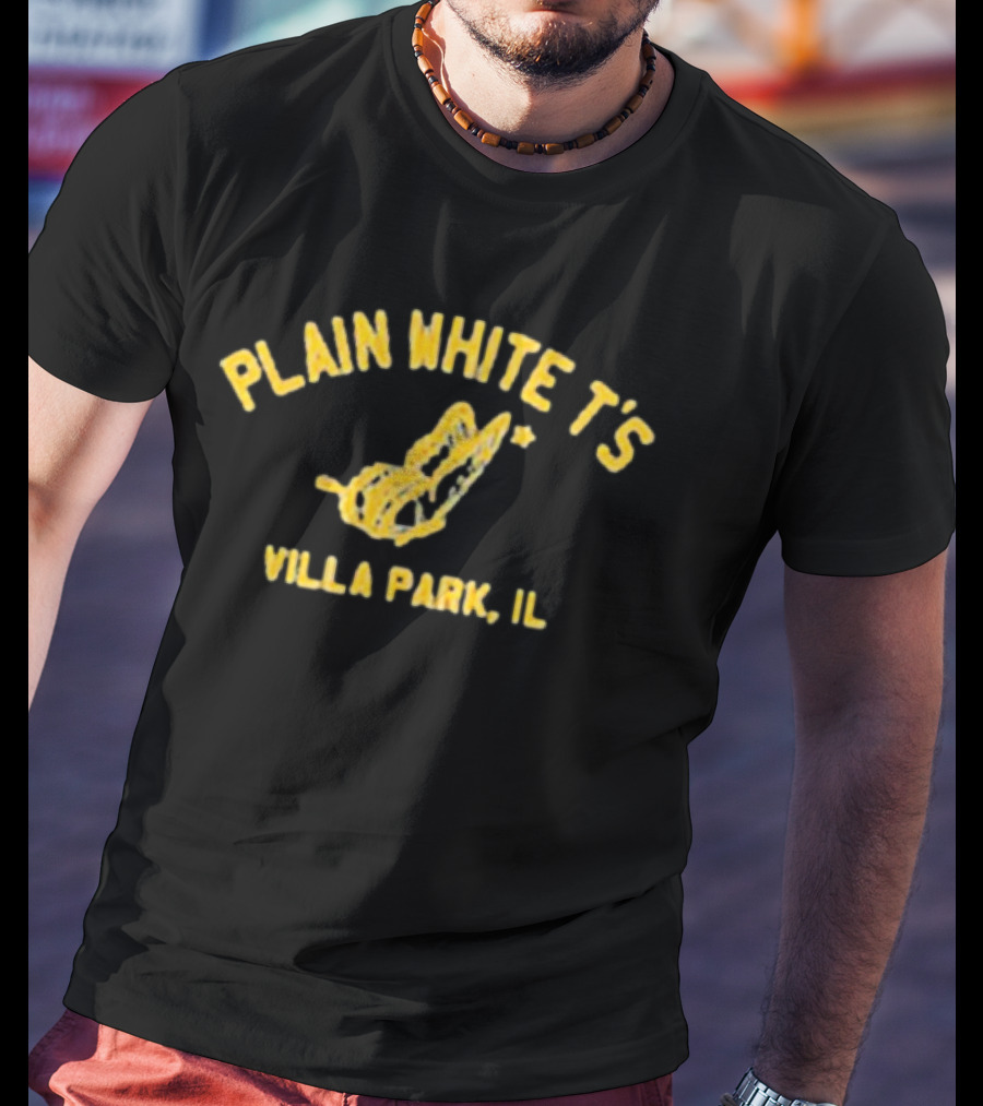 Plain White T’s Villa Park IL Yellow Butterfly T-Shirt