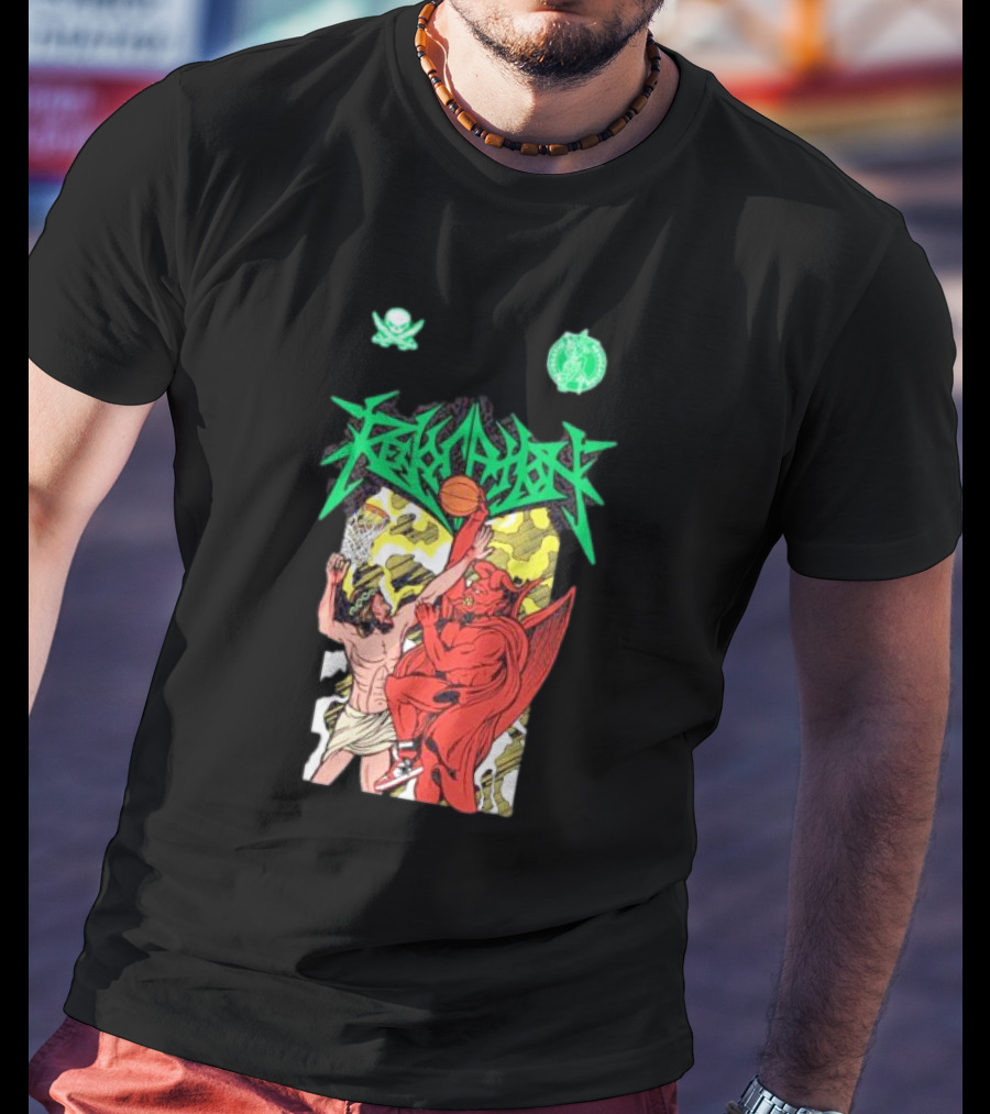 Revocation Godforsaken Demon Basketball Showdown T-Shirt