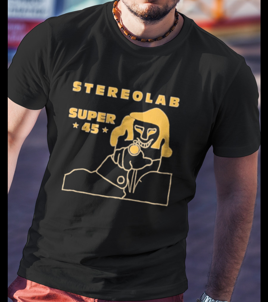 Stereolab Super 45 Retro Style Vintage T-Shirt