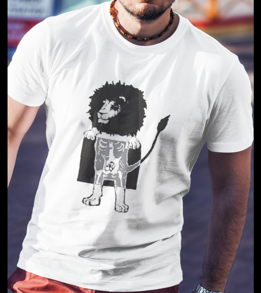 Lion Skeleton X-ray Body T-Shirt