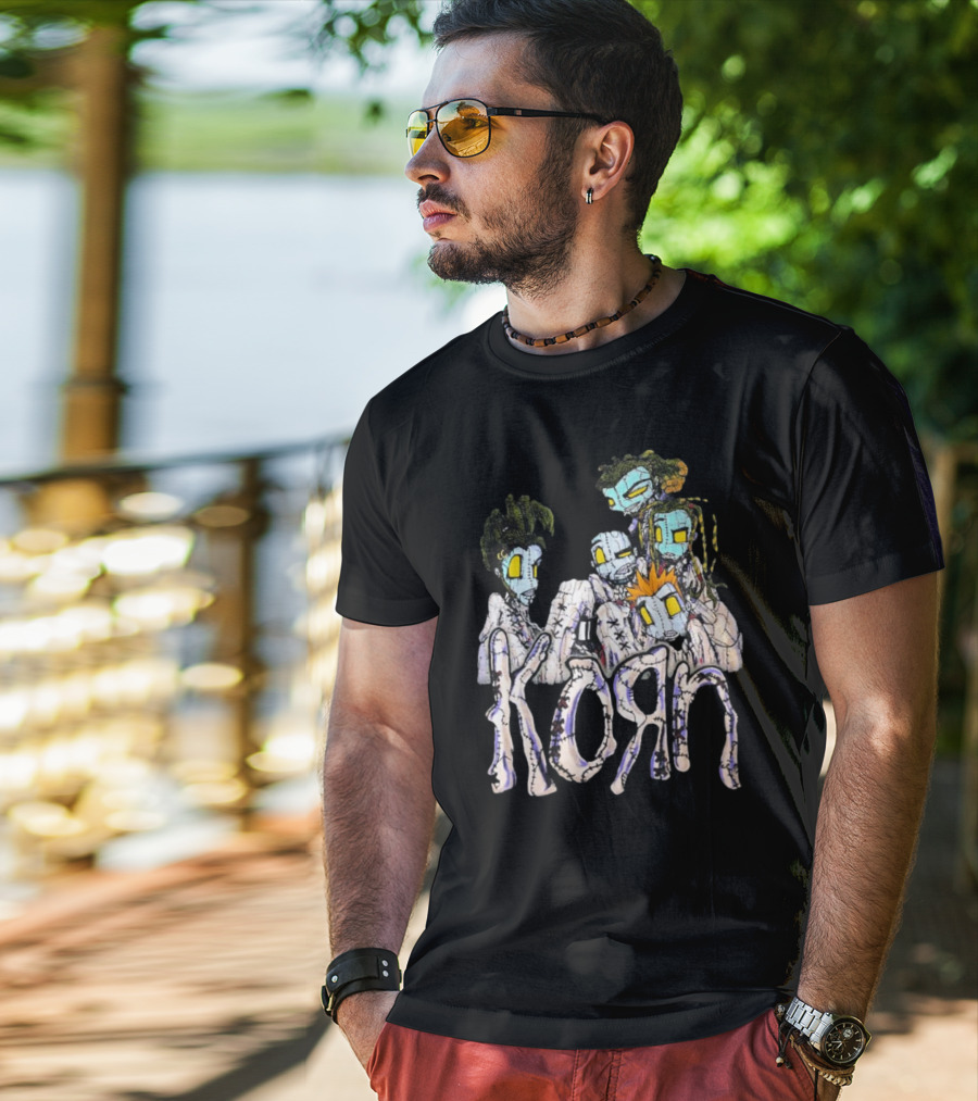Rare Vintage 1999 Korn Issues Zombies Stitch T-Shirt