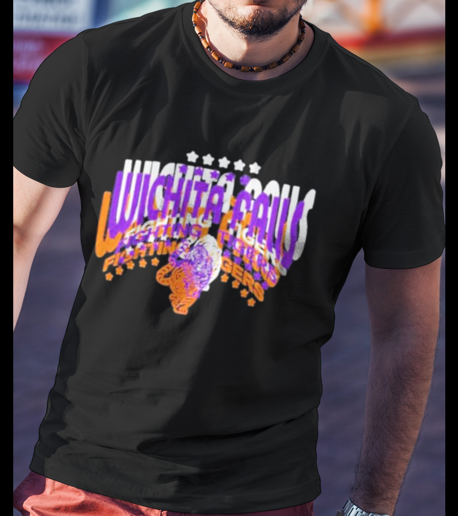 Rose Tylers Wichita Falls Fighting Tigers Stars T-Shirt