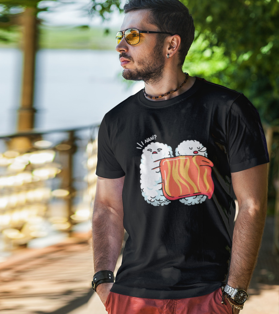 Nani Sleeping Sushi Rice Ball Blanket Surprise T-Shirt