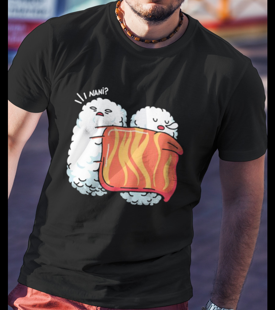 Nani Sleeping Sushi Rice Ball Blanket Surprise T-Shirt