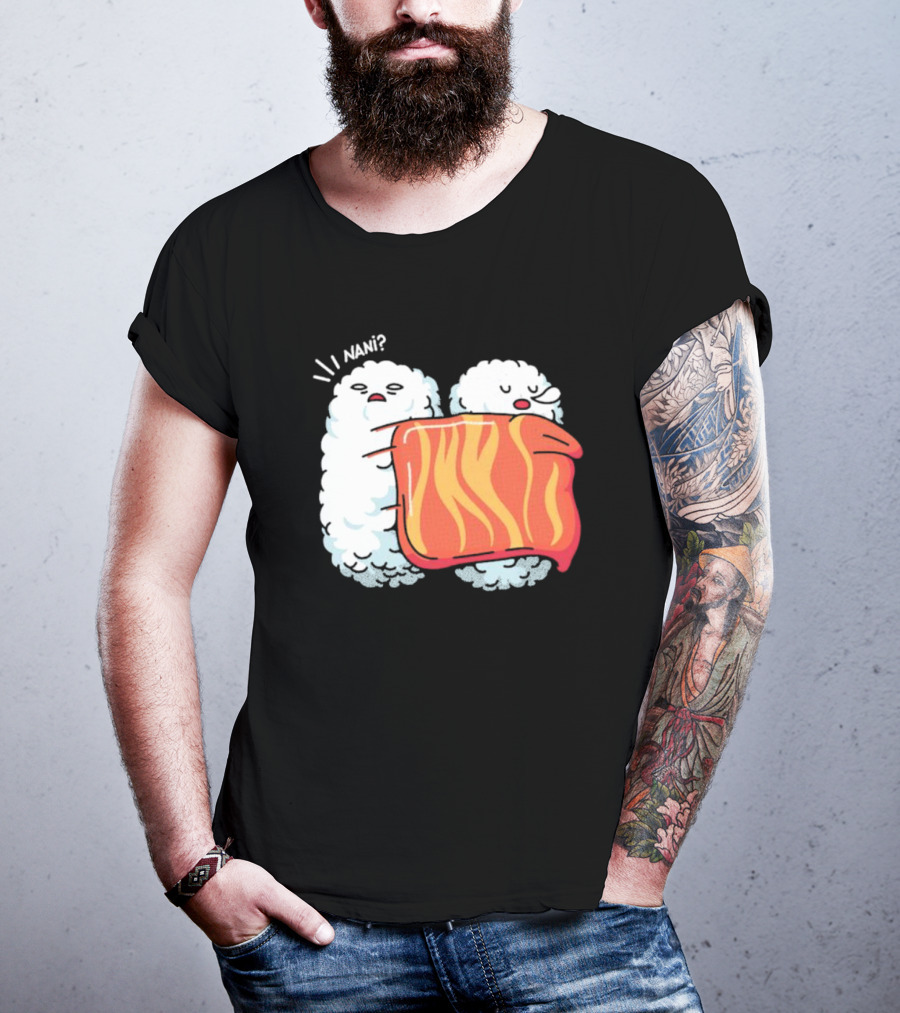 Nani Sleeping Sushi Rice Ball Blanket Surprise T-Shirt