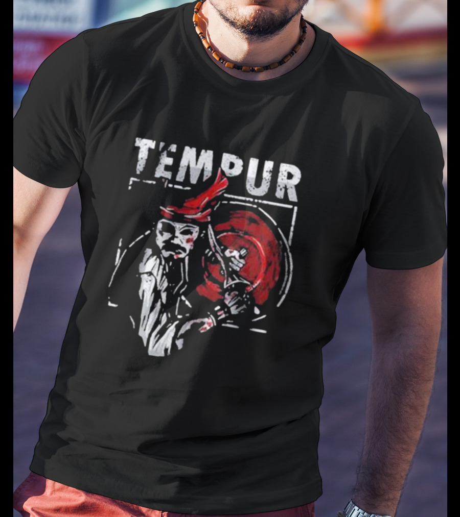 Tempur Tanah Melayu Warrior Axe And Shield T-Shirt