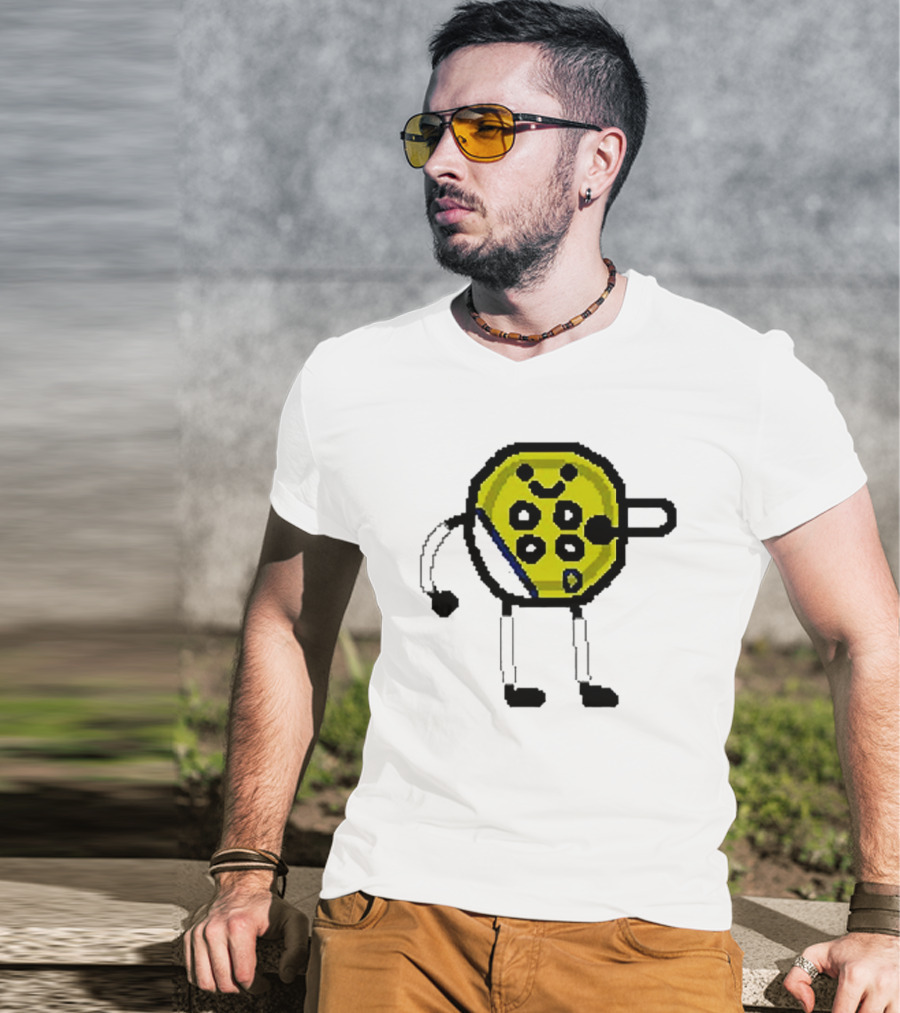 Tyrese Hali-Button Pixel Art Character T-Shirt