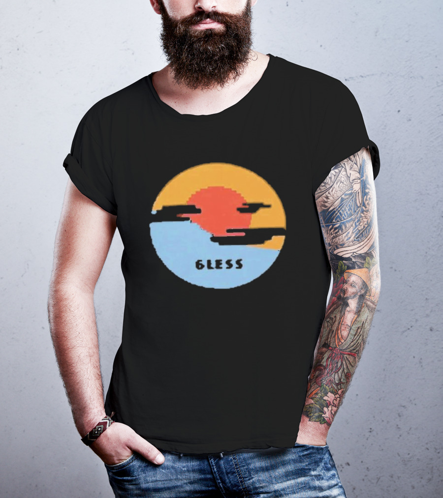 Pixel Sunset Six Less T-Shirt