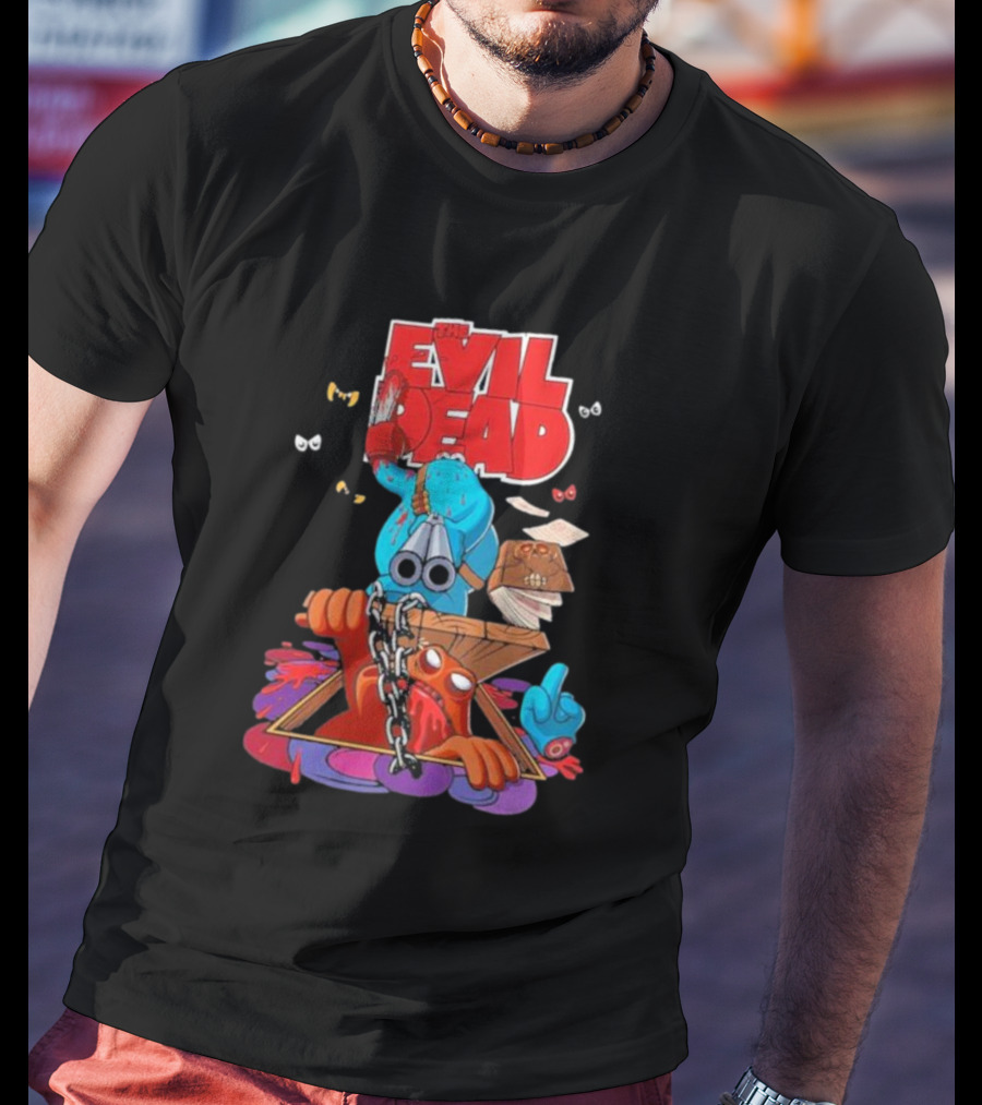 Evil Dead Deadites Trapdoor Comic T-Shirt
