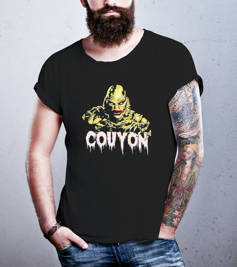 Couyon Cajun Monster From The Deep Swamp Creature T-Shirt