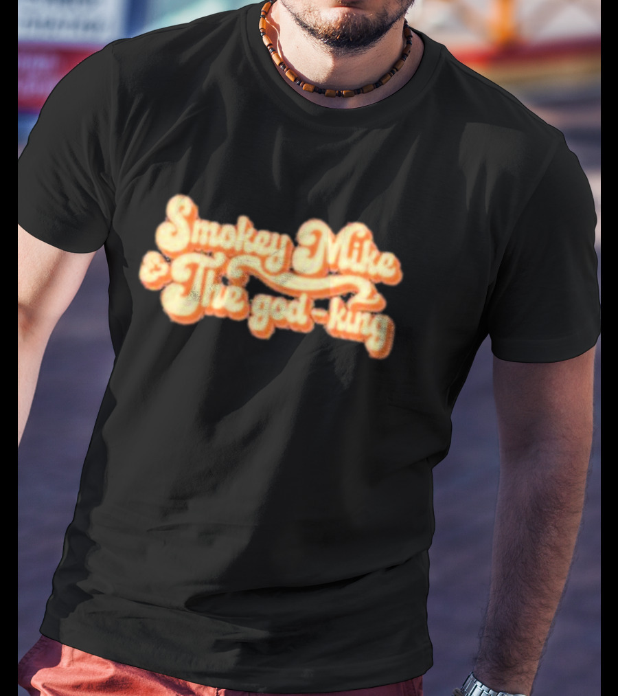 Dailywire Smokey Mike And The God-king Retro Script T-Shirt