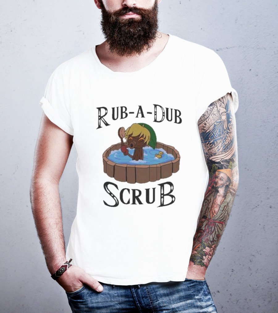 Rub-A-Dub Scrub Deku Tree Bath With Rubber Duck T-Shirt