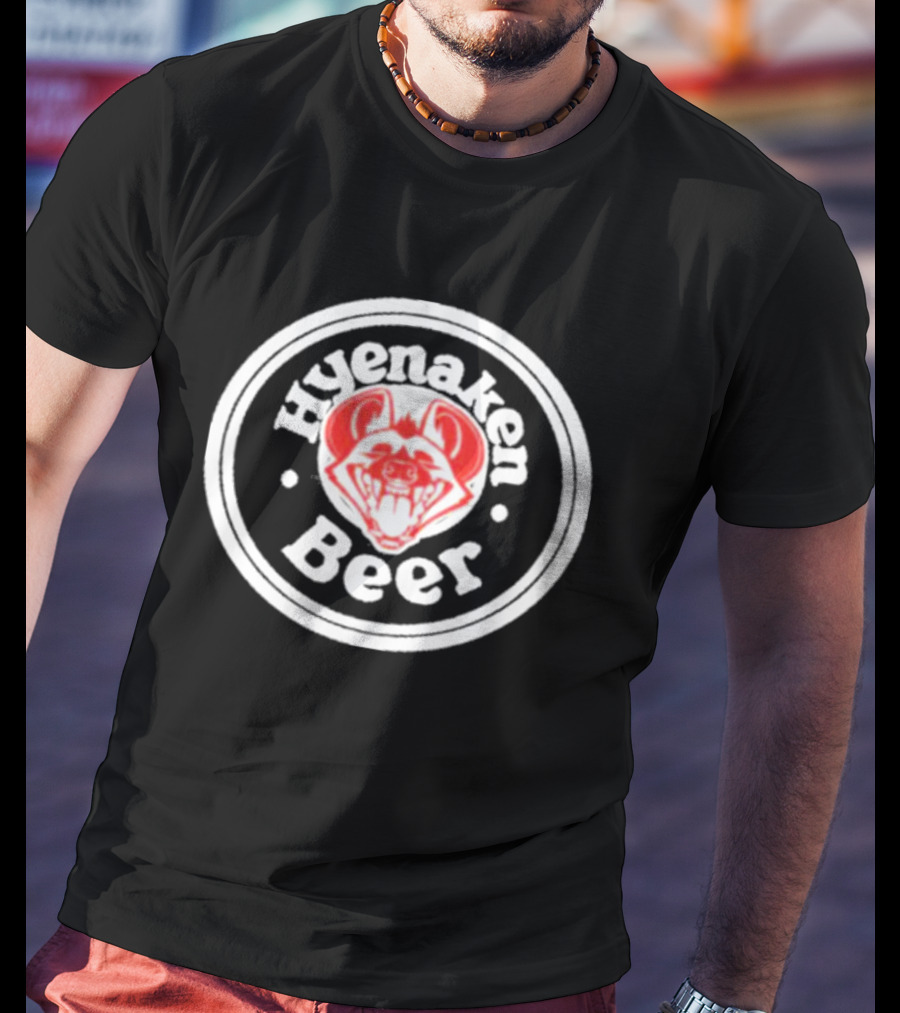 Spotgideon Hyenaken Beer Furaffinity Hyena T-Shirt