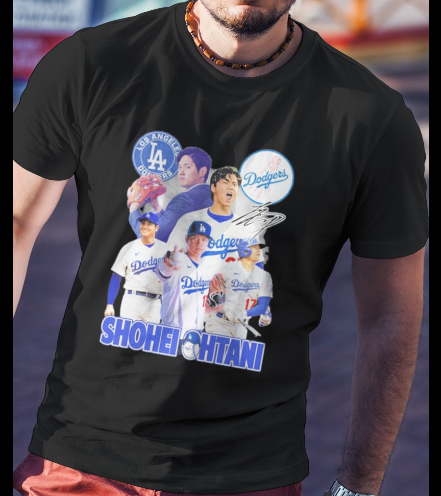 Los Angeles Dodgers Shohei Ohtani Dodger Stadium Arrival T-Shirt