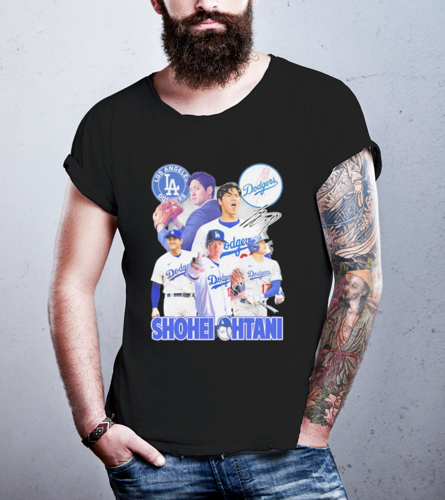 Los Angeles Dodgers Shohei Ohtani Dodger Stadium Arrival T-Shirt